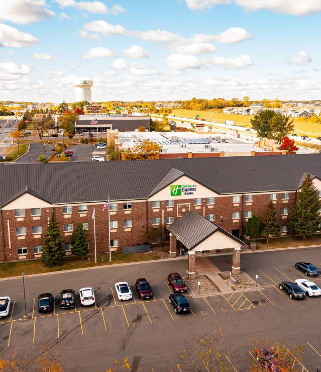 Aerial view of the Holiday Inn Express Woodbury