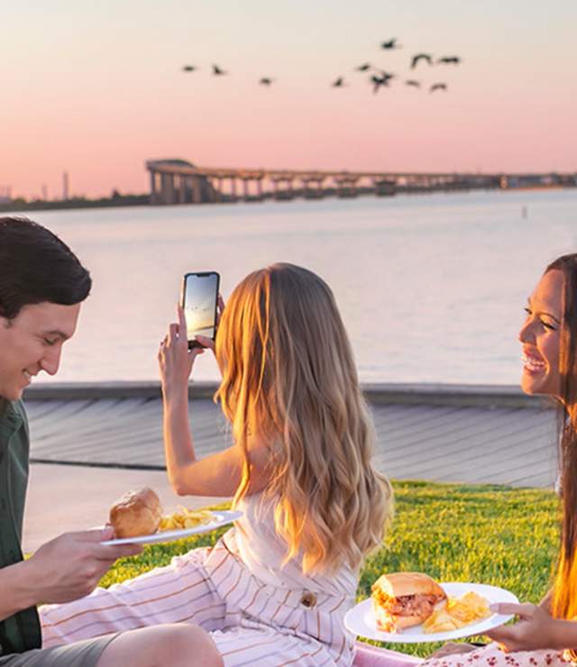 Sunset Picnic at Prien Lake Park
