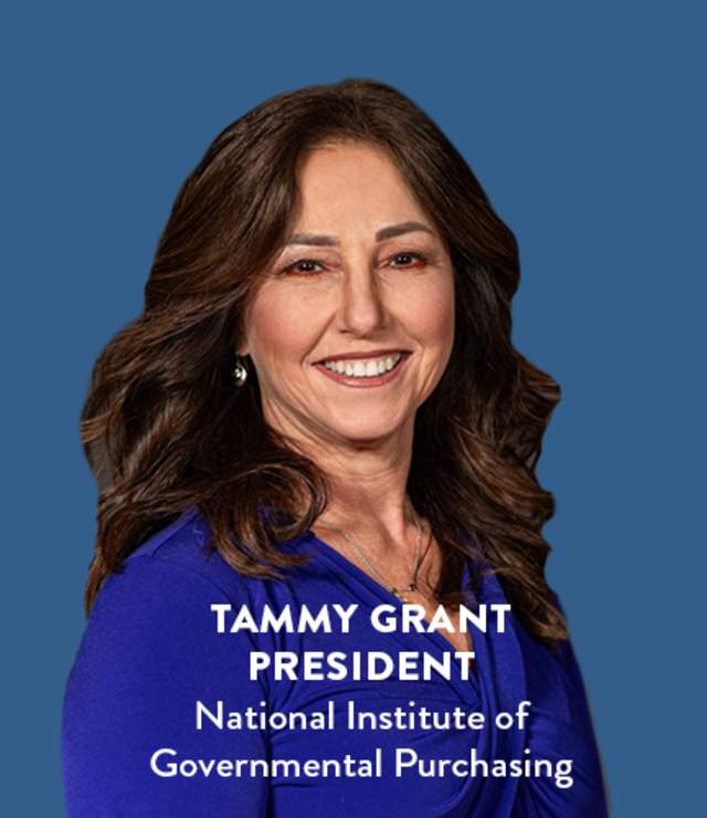 woman with blue blouse in front of blue blackground