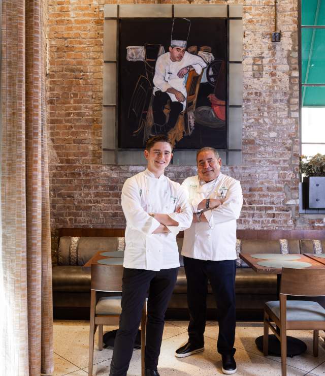 Emeril and E.J. Lagasse
