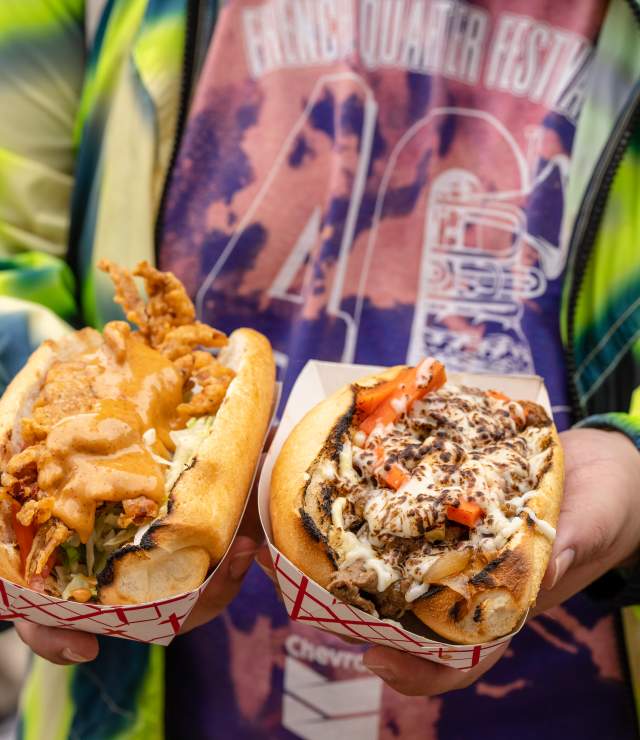 Soft-Shell Crab and Yakiniku Po-Boy – Ajun Cajun at French Quarter Fest