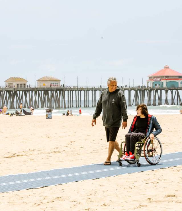 Beach Accessibility in Huntington Beach