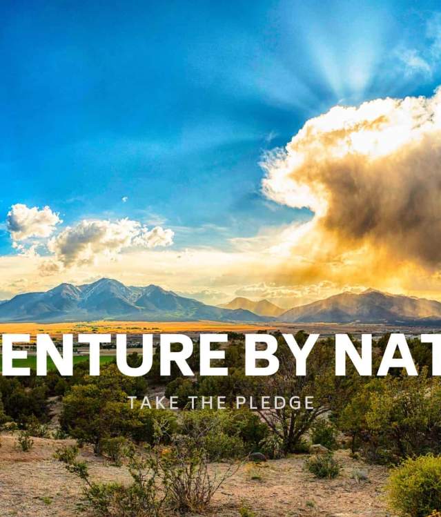 Adventure By Nature Pledge Banner