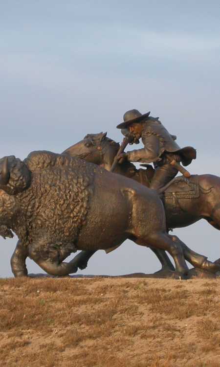 Buffalo Bill Bronze Sculpture