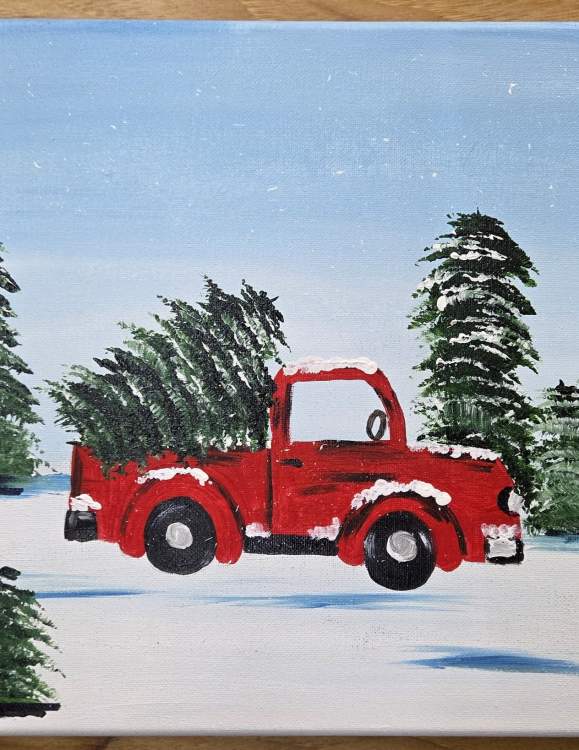 Adult Paint Class at Rocking Oak Woodworks