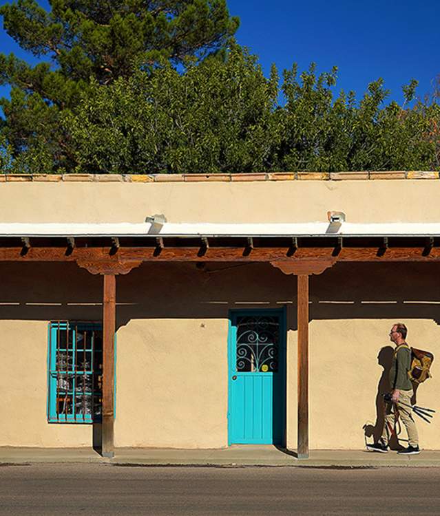 Mesilla building photographer man
