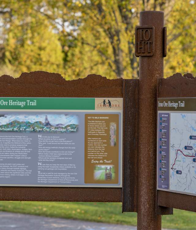 Iron Ore Heritage Trail Guide in Marquette, MI