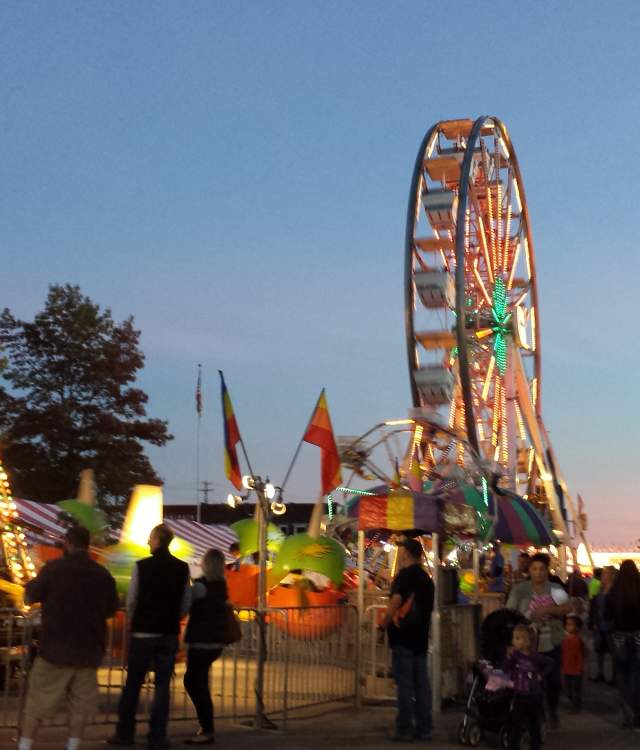 Fall Foliage Festival at Night