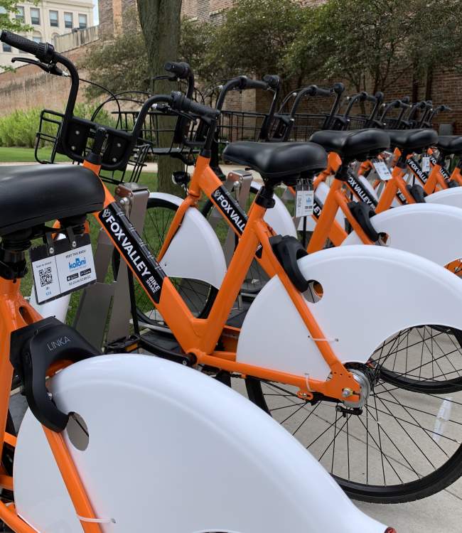 Fox Valley Bike Share in the Aurora Area of Illinois