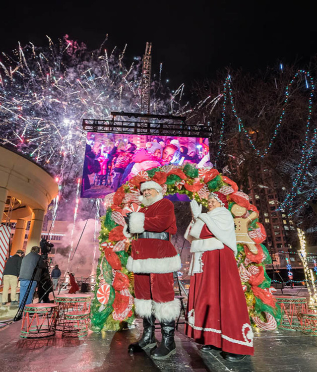 Downtown Holiday Lights with Santa