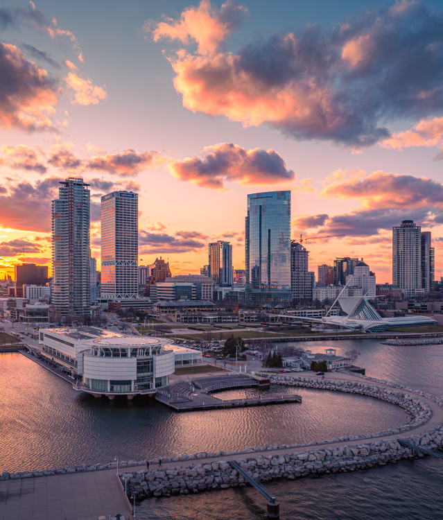 Milwaukee Skyline Sunset