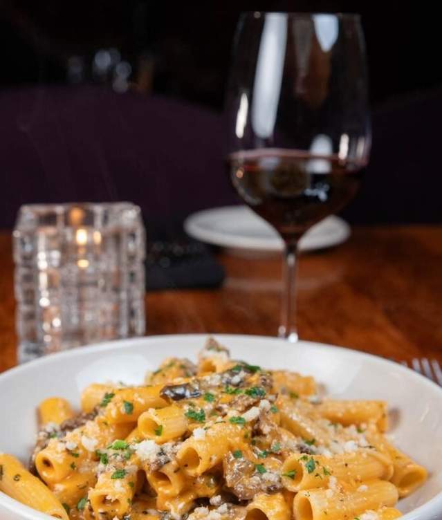 Delicious pasta from Benvenuti's in Norman, Oklahoma