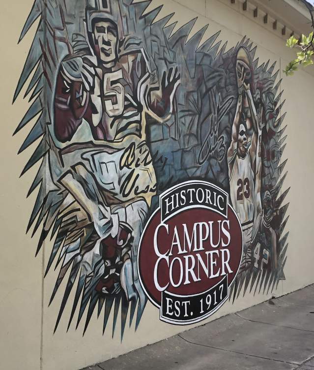 Campus Corner mural