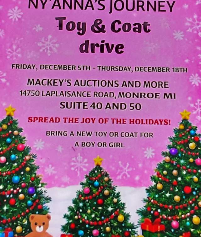 Live Auction  with Toy & Coat Drive