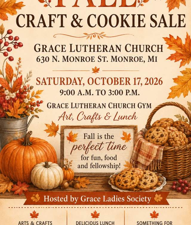 Fall Craft & Cookie Sale