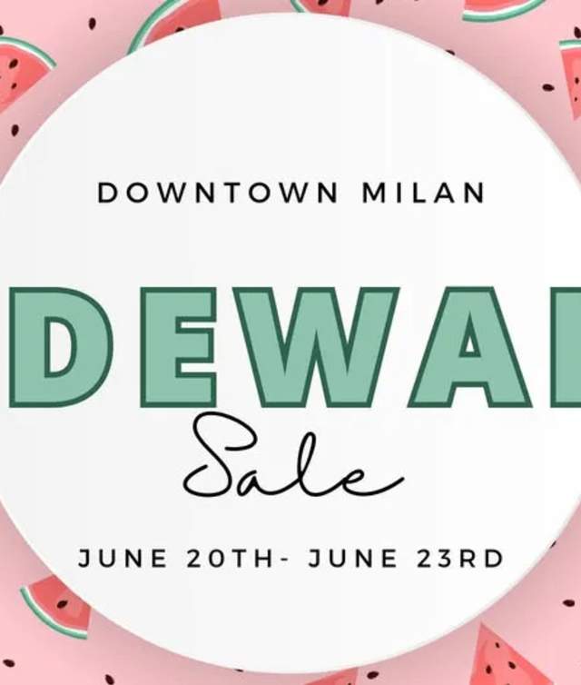 Downtown Milan Annual Sidewalk Sale