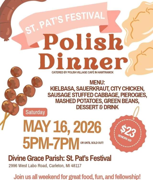 Polish Dinner at the St. Pat's Festival