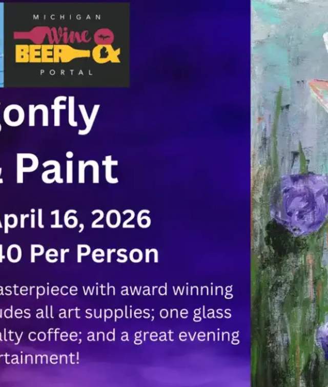 Sip & Paint Michigan Winter with Award-Winning Artist Brandy Gerber of Gerber Fine Arts - Thursday, April 16, 2026