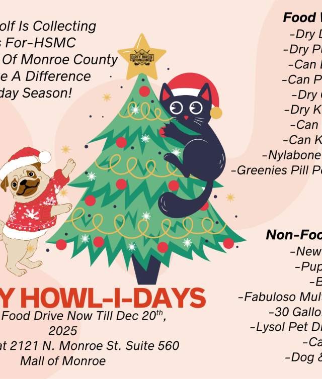 Holiday Pet Food Drive