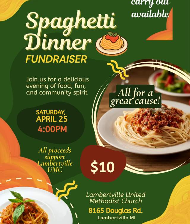 Spaghetti Dinner Fundraiser