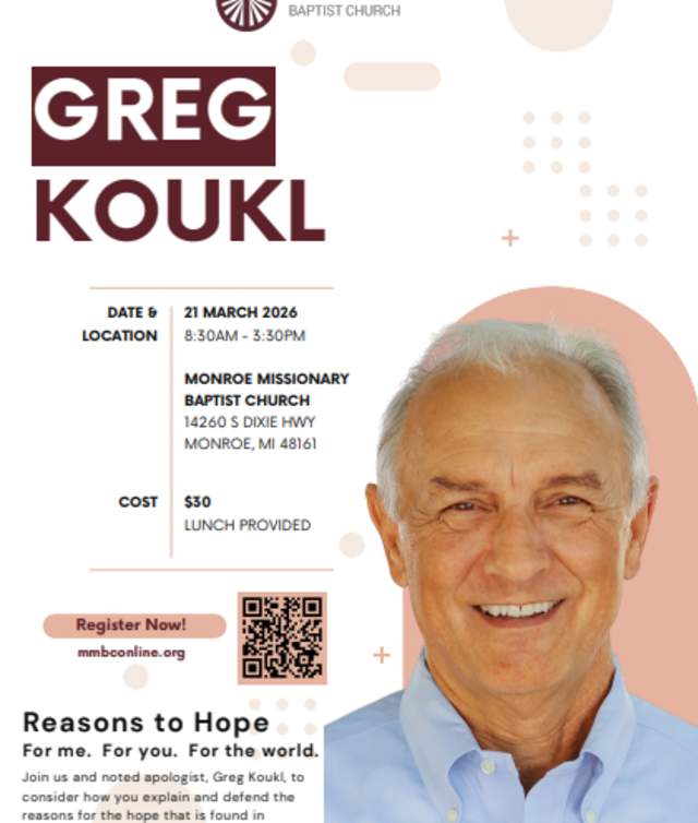 GREG KOUKL ONE DAY CONFERENCE