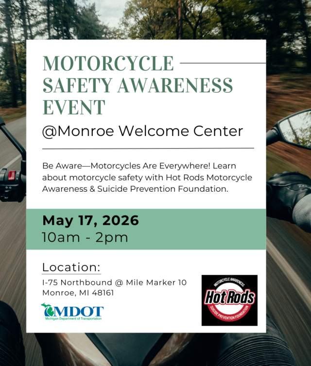 Motorcycle Safety Awareness Event at Monroe Welcome Center