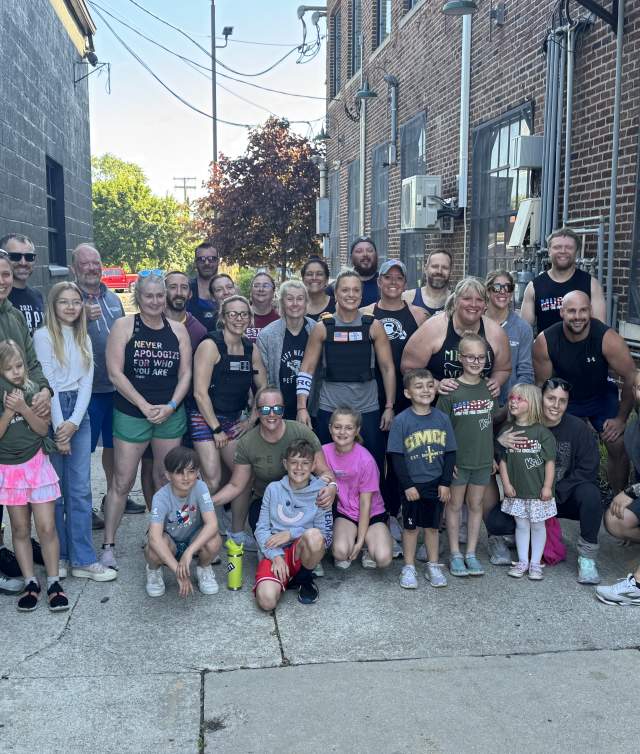 Family workout at Light The Fire CrossFit!
