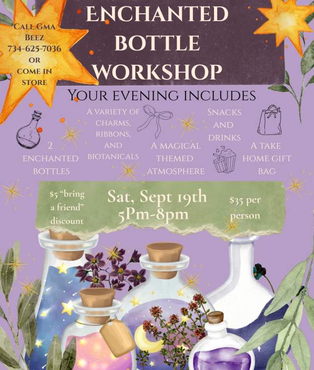 ENCHANTED BOTTLE WORKSHOP