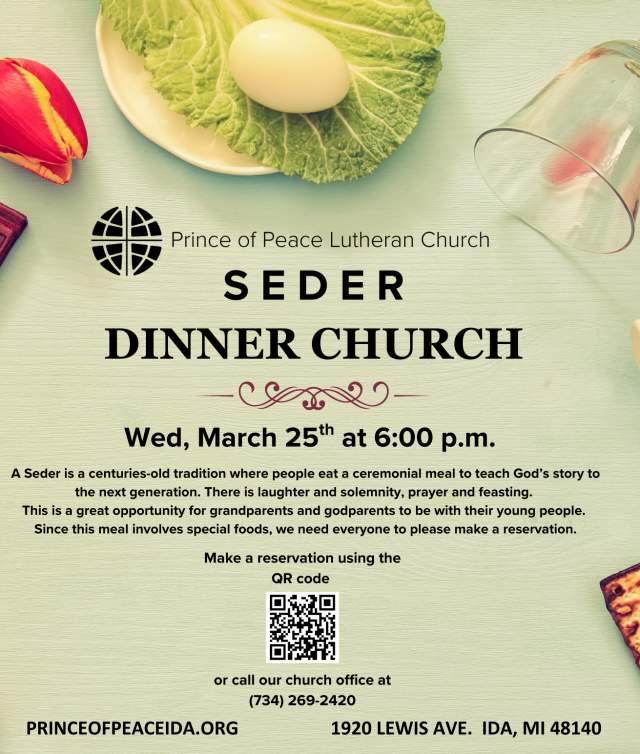 Seder Dinner Church