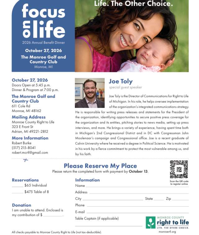 Right to Life Dinner