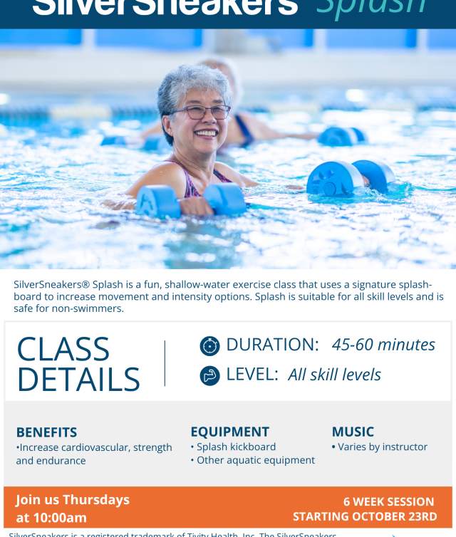 Silver Sneakers Splash (Water Aerobics)