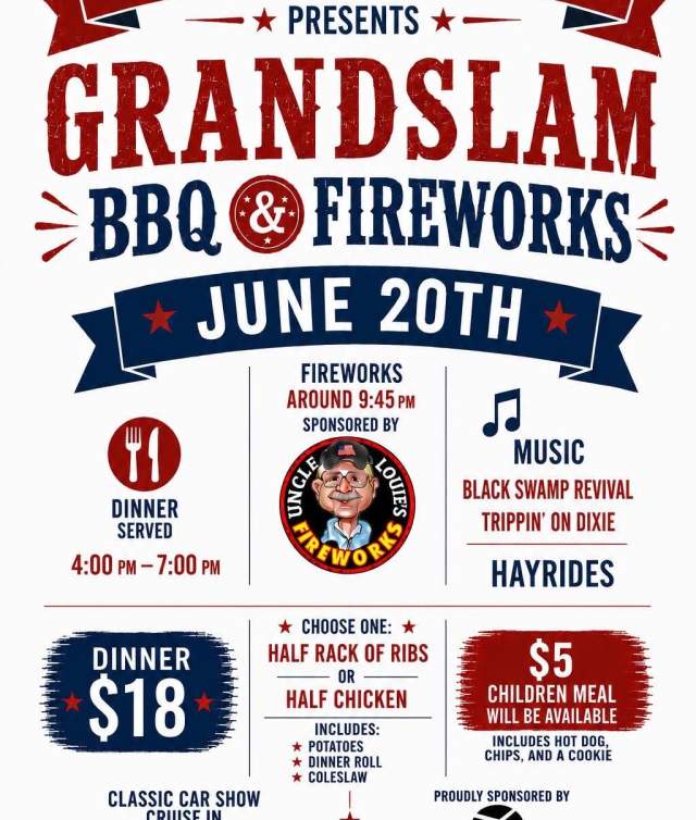 Grandslam BBQ & Fireworks