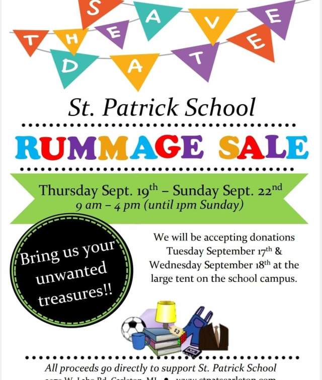 St. Patrick School Rummage Sale