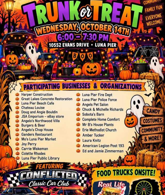 Luna Pier Plaza Trunk or Treat