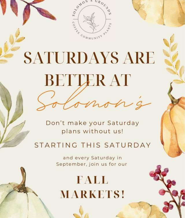 Fall Market Saturdays
