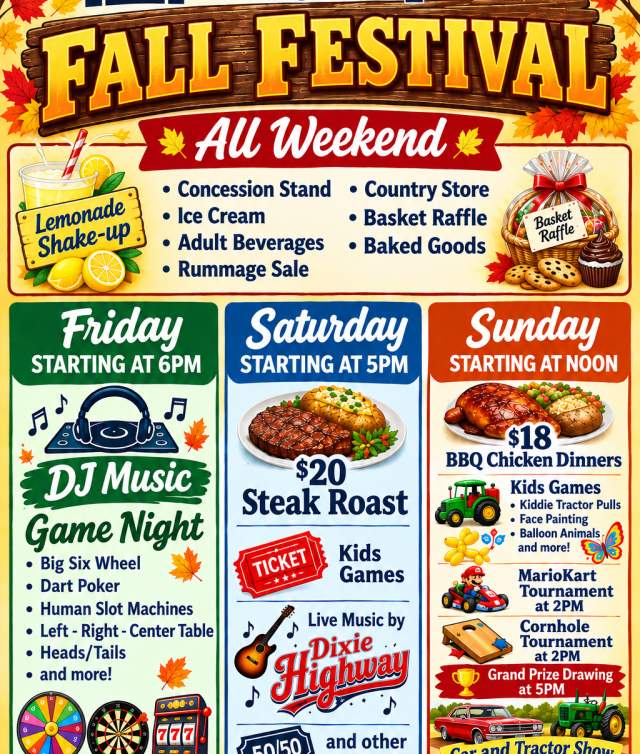 Fall Festival - St. Joe's Maybee