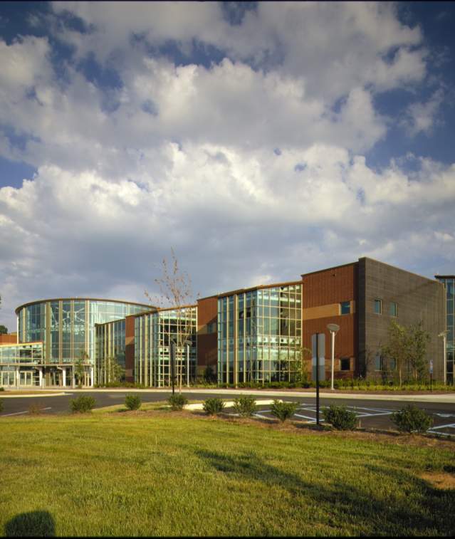 Outside of research and meeting center