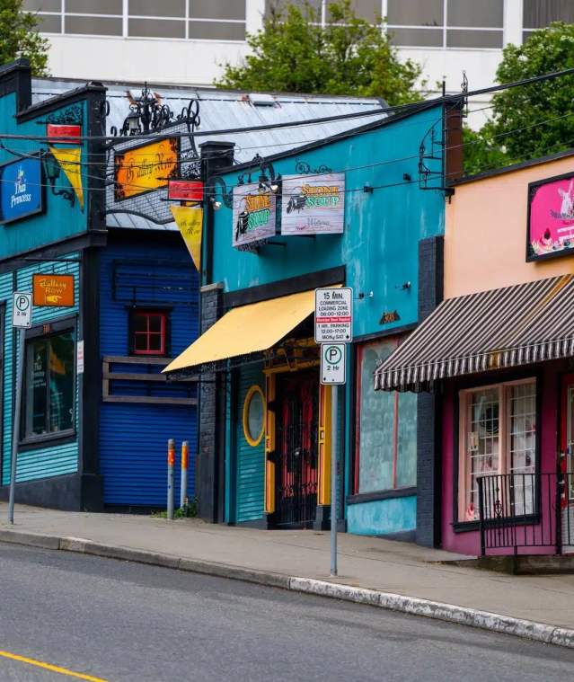 colorful neighborhood