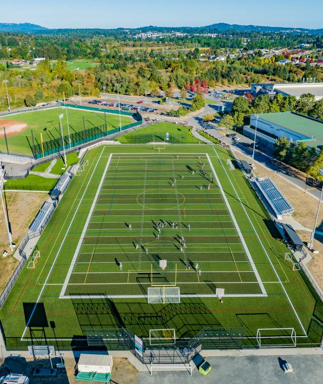 Tourism Nanaimo Sports Turf Field Stadium District