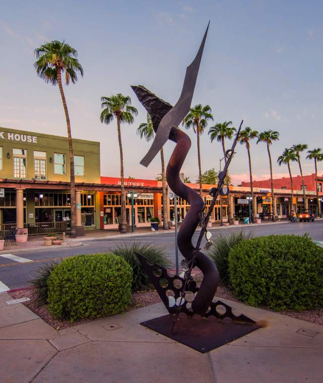 A Statue In Downtown Chandler, AZ