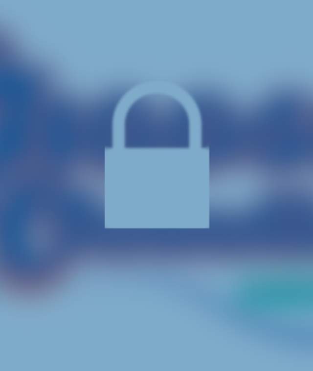 blurred out image with lock