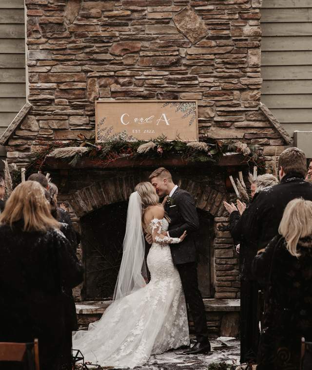 Winter Wedding Ceremony