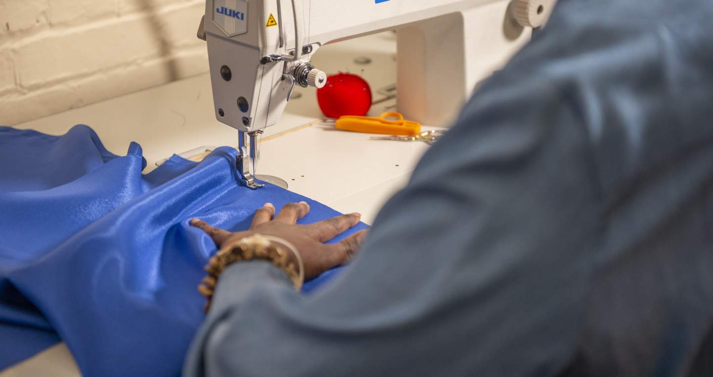 a York County Maker sewing