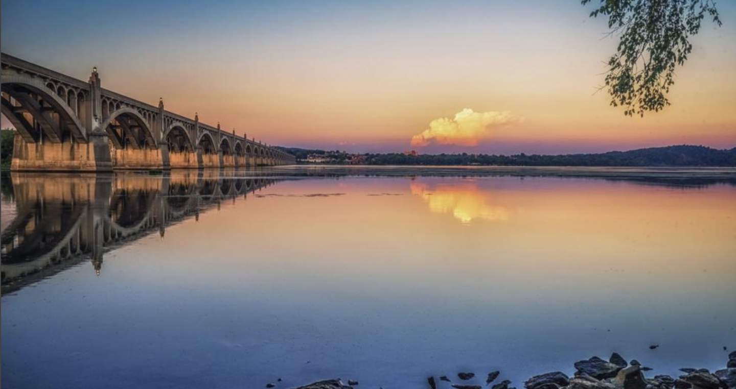 Susquehanna River at sunset