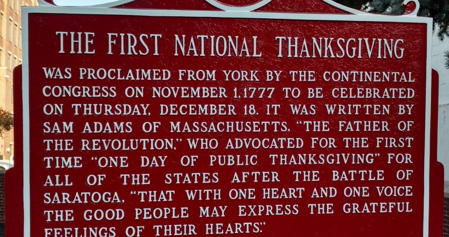 First Thanksgiving historical marker