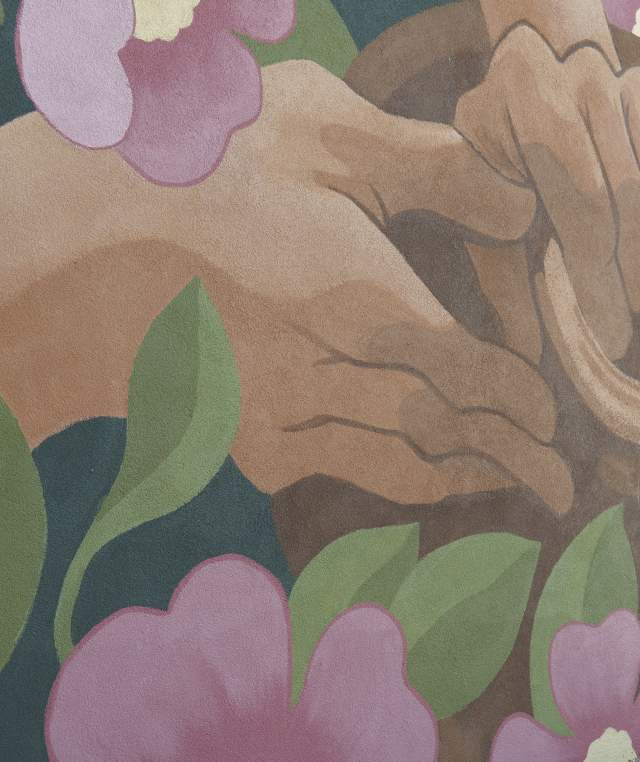 Mural at the Luck's Cannery in Seagrove