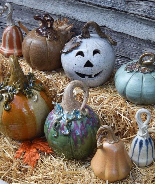 Seagrove Pottery Pumpkin and Gourd Collection