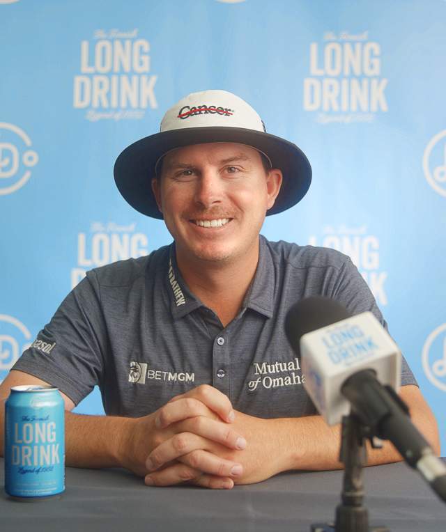 Why You Should Post a Picture of Yourself Drinking The Long Drink in Your Underwear, According to Pro Golfer Joel Dahmen