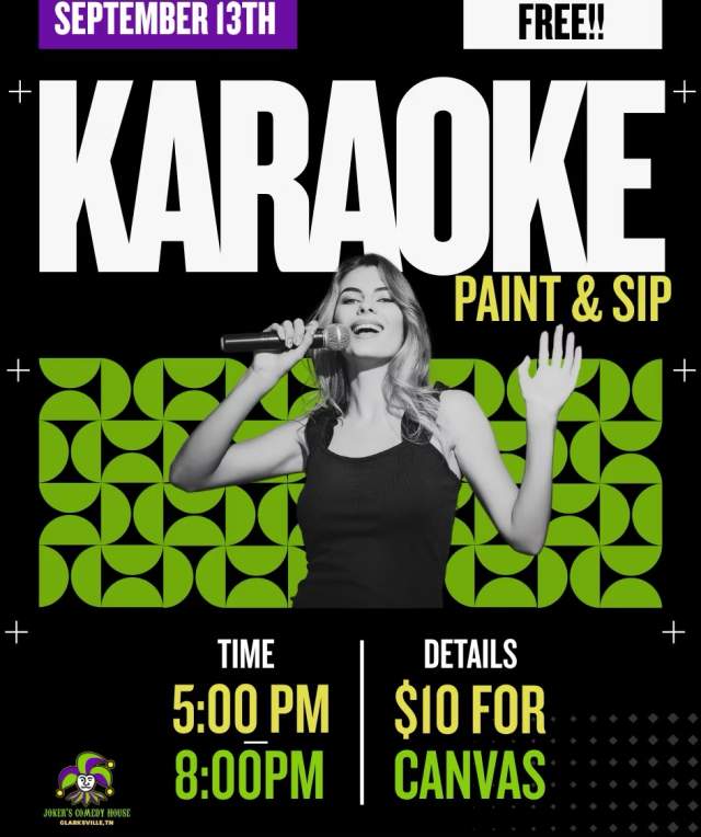 "Karaoke" Paint and Sip