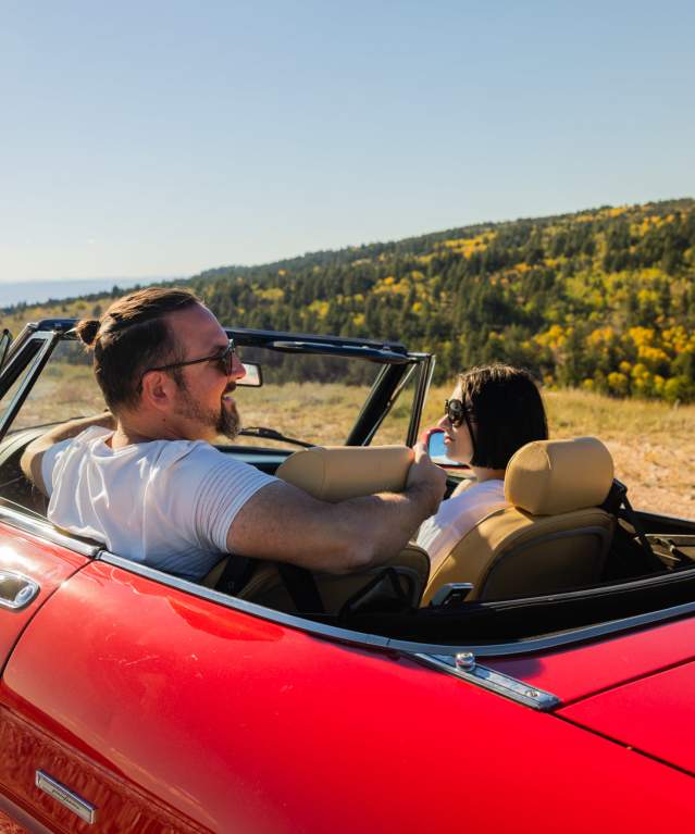 Scenic drive on Casper Mountain
